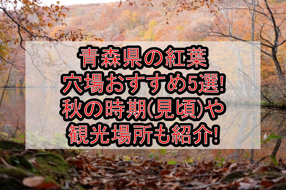 青森県の紅葉穴場おすすめ5選2024!秋の時期(見頃)や観光場所も紹介!